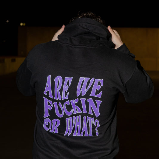 "Or What" Black Hoodie